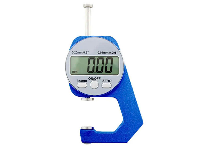 0-20mm Máy đo độ dày điện tử (đầu phẳng) Wadfow WDTG1P01