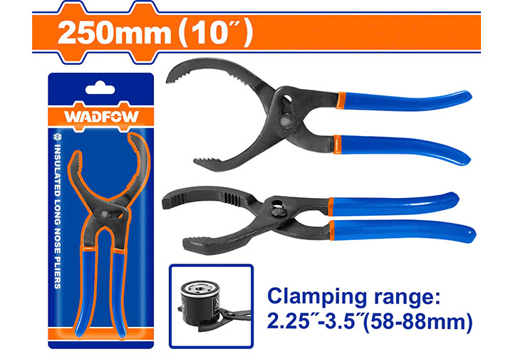 10" Kìm mở lọc dầu / lọc nhớt (58-88mm) Wadfow WPL6610