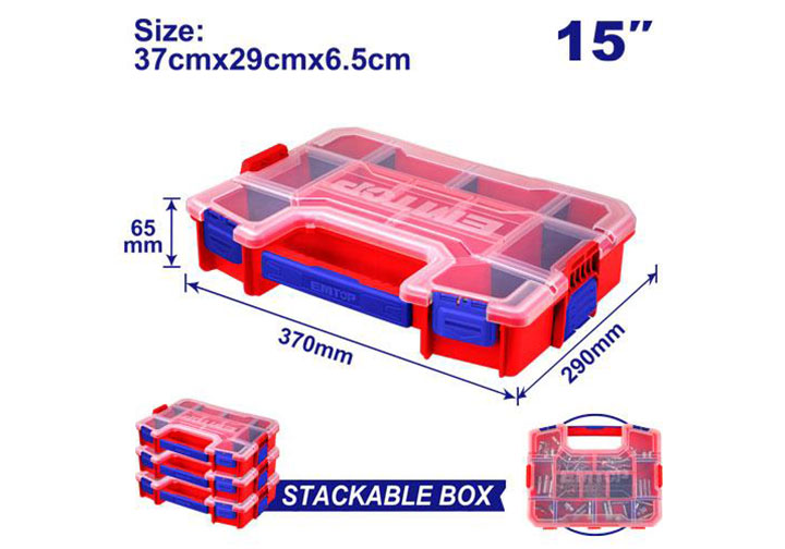 15" Hộp đựng linh kiện nhiều ngăn Emtop EPBX1511