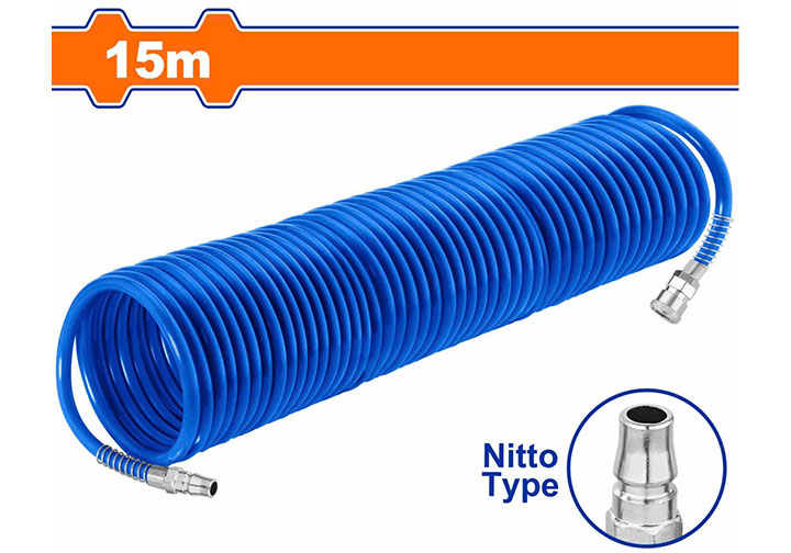 15m Cuộn dây hơi xoắn 5x8mm (có đầu nối) Wadfow WQG1915-3