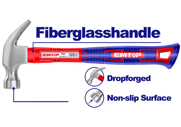 16Oz Búa nhổ đinh Emtop EHAMCH1601