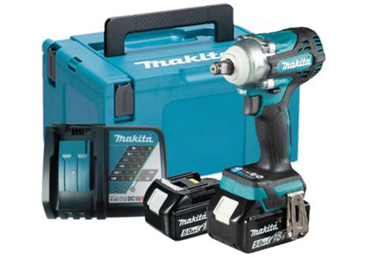 18V Máy siết bu lông 330Nm dùng pin Makita DTW300RTJ