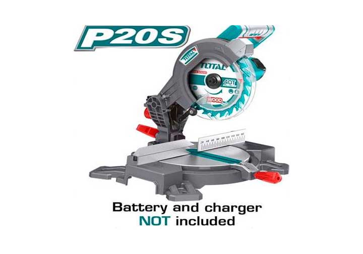 20V Máy cắt nhôm dùng pin 210mm Total TMS2001