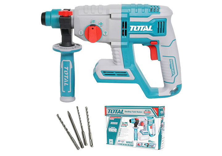20V Máy khoan búa (đục bê tông - chỉ thân máy) dùng pin Total TRHLI20208