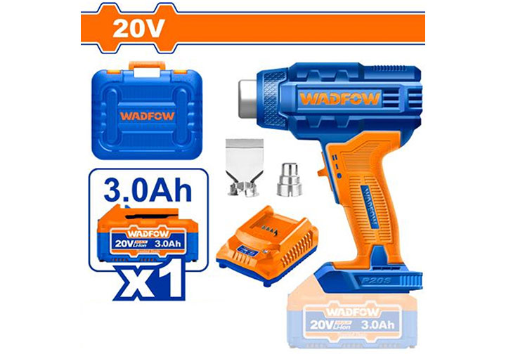 20V Máy thổi hơi nóng dùng pin Wadfow WKH1B01