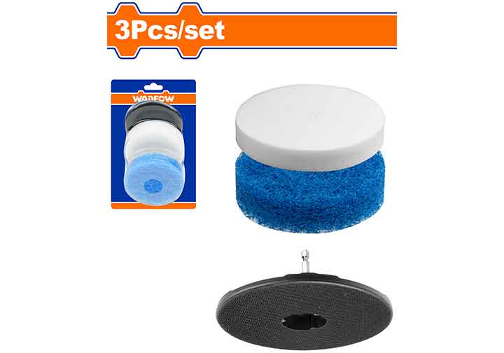 3.5" Bộ 3 miếng chà sàn và đế tròn Wadfow WND4405