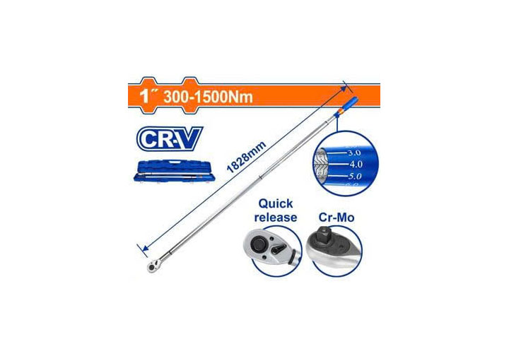 300-1500Nm Cần siết lực 1" Wadfow WWQ1D30