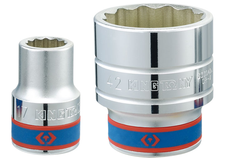 34mm Đầu tuýp 12 cạnh (dài 57mm) 3/4" Kingtony 633034M