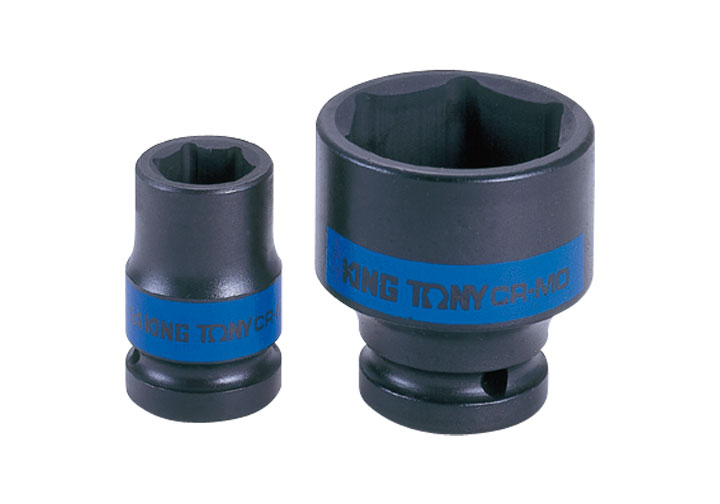34mm Đầu tuýp đen 6 cạnh (dài 46mm) 1/2" Kingtony 453534M