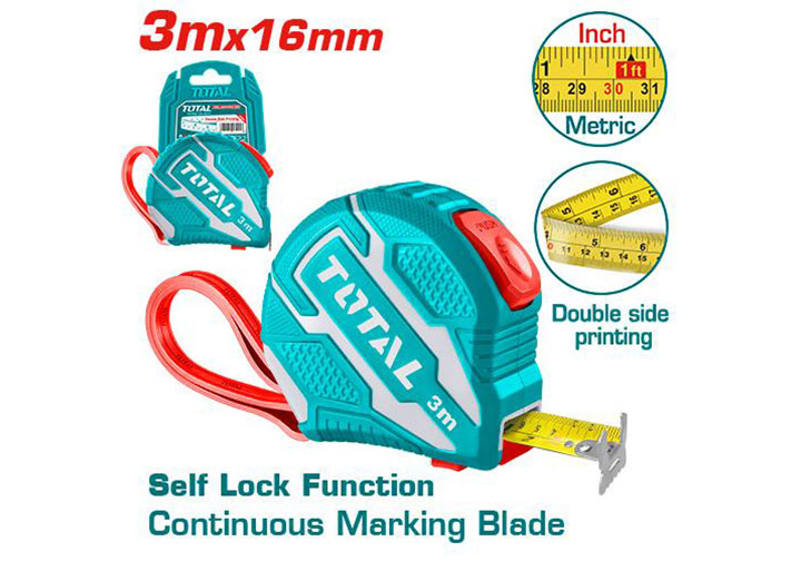 3m Thước cuộn thép (rộng 16mm) Total TMT126231