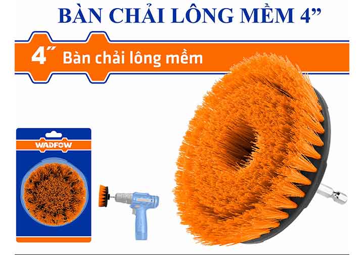 4" Bàn chải lông mềm Wadfow WNY1440