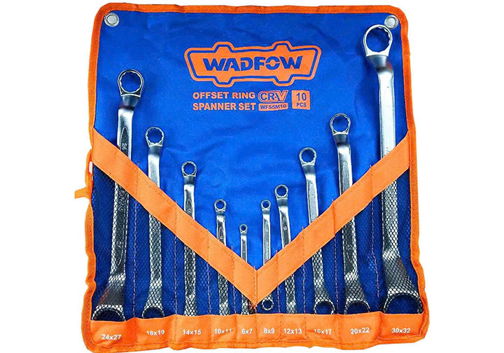 6-32mm Bộ cờ lê 2 đầu vòng 10 chi tiết Wadfow WFS5M10
