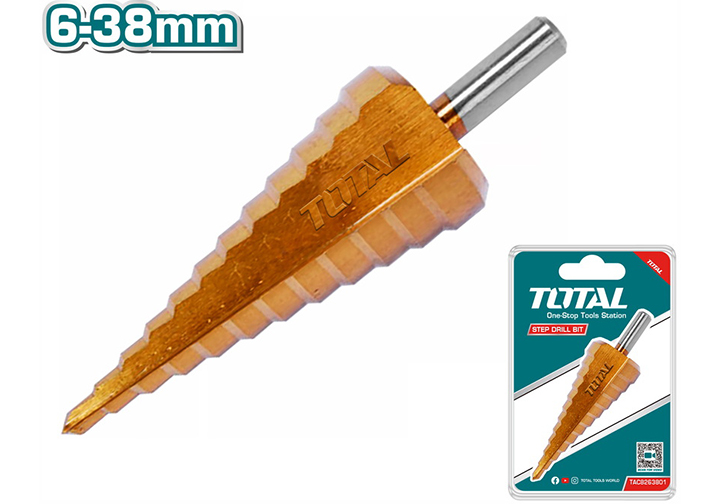 6-38mm Mũi khoan bậc Total TAC8263801