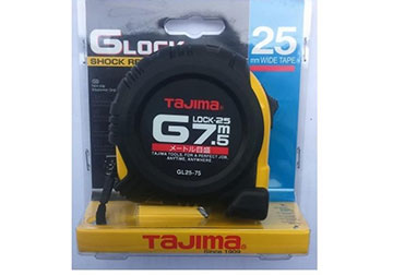 7.5m Thước cuộn thép chống va đập G-Lock Tajima G5P75M