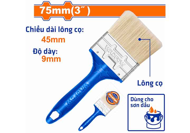 75mm Cọ sơn dầu Wadfow WPB1903