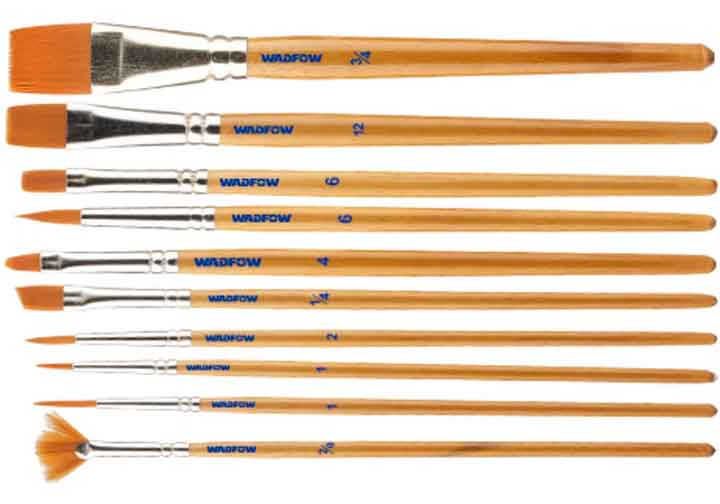 Bộ cọ vẽ 10 chi tiết Wadfow WXA1K10