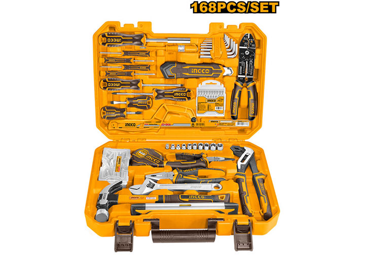 Bộ đồ nghề 168 chi tiết Ingco HKTHP21681