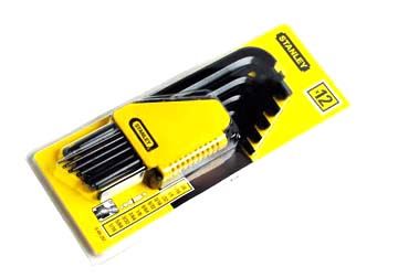 Bộ lục giác hệ inch 12 chi tiết Stanley 69-257 Bộ lục giác hệ inch 12 chi tiết Stanley 69-257