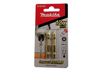 PH2x50mm Bộ mũi vít Torsion 2 chi tiết Makita B-39160