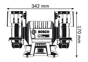 6" Máy mài bàn Bosch GBG 6