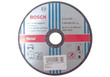 100 x 2.5 x 16mm Đá cắt sắt Bosch 2608600091