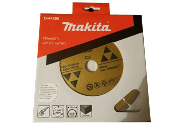 180 x 1.6 x 22.2mm Lưỡi cắt kim cương Makita D-44286