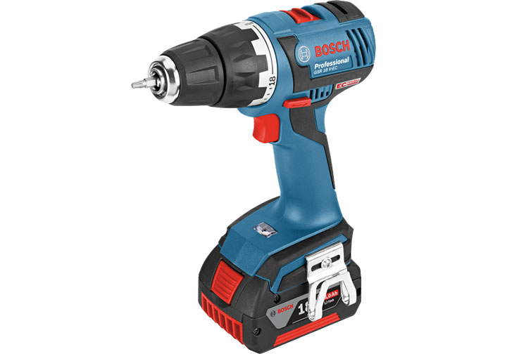 18V Máy khoan vặn vít dùng pin Bosch GSR 18V-EC (nguyên SET)