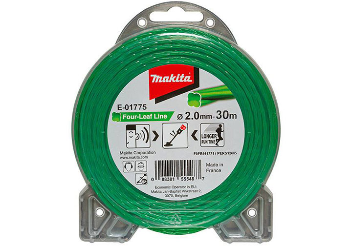 2.0mm x 30m Dây cước cắt cỏ (màu xanh lá) Makita E-01775