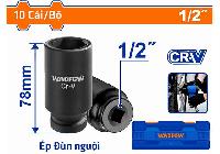 10-24mm Bộ tuýp đen 1/2" (dài 78mm) Wadfow WMS2D02