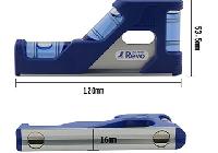120mm Dụng cụ đo mặt phẳng có nam châm Shinwa 76429