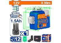 30m Máy cân mực tia laser xanh Wadfow WLE8M12