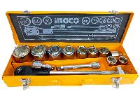 3/4" Bộ đầu tuýp có tay vặn 15 chi tiết Ingco HKTS034151
