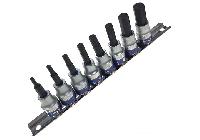 3/8" Bộ đầu tuýp lục giác 8 chi tiết Kingtony 3108PR8
