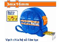 3mx16mm Thước cuộn thép hệ inch và mét Wadfow WMT4310