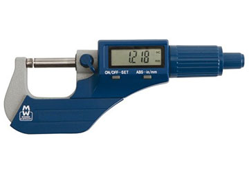 25-50mm Panme đo ngoài điện tử Moore and Wright MW200-02DBL