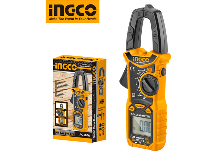 Ampe kìm kỹ thuật số đo dòng AC Ingco DCM6003