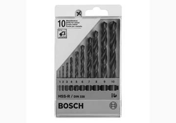 1-10mm Bộ mũi khoan sắt HSS-R DIN338 Bosch 1609200203