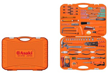 Bộ dụng cụ gia đình 65 chi tiết Asaki AK-9789