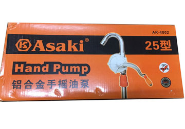 Bơm dầu quay tay bằng nhôm Asaki AK-4002