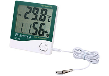 Đồng hồ đo nhiệt độ, độ ẩm có dây Proskit NT-312