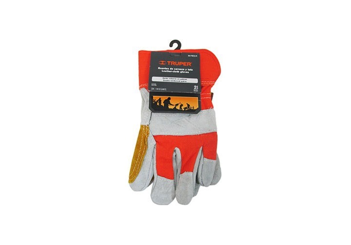 Găng tay da vải an toàn size L Truper 14245 (GU-TECA)